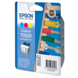 Epson Abacus T052 Ink Cartridge, Tri-Colour Single Pack, C13T05204010